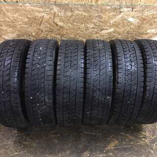 BS BLIZZAK W979 215/70R17.5 118/116L LT 17.5インチ スタッドレス トラックタイヤ 6本 2015年製　(VTF112) クレジットカード QR決済可能