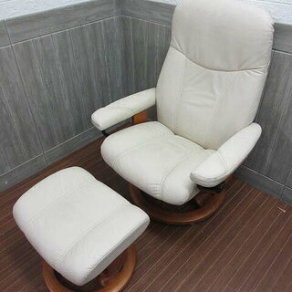 ss0845　エコーネス　ストレスレスチェア　オットマン付　アイ...