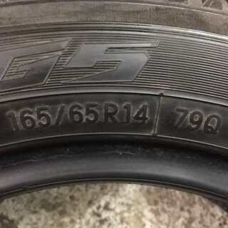 TOYO GARIT G5 165/65R14 14インチ スタッドレス 4本 2014年製 タンク ルーミー デリカD:2等　(VTB99) の画像