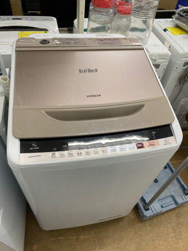 日立 全自動洗濯機 ビートウォッシュ 9kg BW-V90B　17年製　中古　リサイクルショップ宮崎屋20.5.10