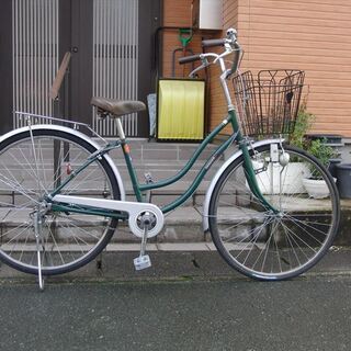 中古自転車販売　天童市　26インチ　ママチャリ　自転車整備士が整...
