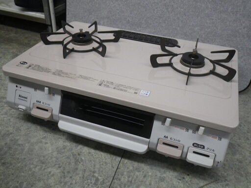 ■美品■Rinnai リンナイ KGM64PK2L ガステーブル LPガス用 ガスコンロ 2019年製 ピンク系 P