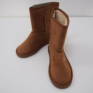 【新品】ショートブーツ 秋冬用 ブラウン M(11)