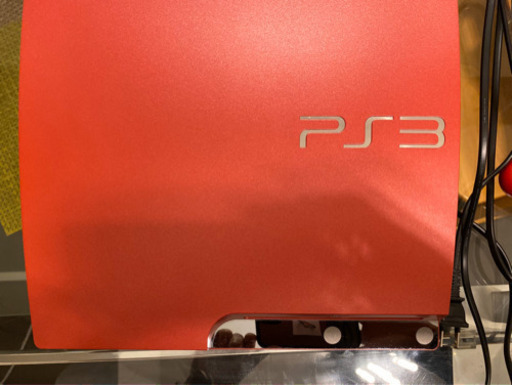 PlayStation3（320GB）スカーレットレッド (CECH-3000BSR)本体とコントローラー2つ