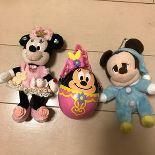 ミニーとベビーミッキーのミニぬいぐるみセット！ディズニーイースタ...
