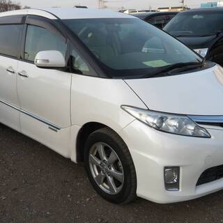 エスティマHV/令和4年3月/純正HDDナビ/ワンセグ/DVD/CD/Bカメラ/パワースライド/リフトアップシート/クルコン/スマートキー/ハイブリットの画像