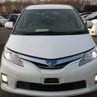 エスティマHV/令和4年3月/純正HDDナビ/ワンセグ/DVD/CD/Bカメラ/パワースライド/リフトアップシート/クルコン/スマートキー/ハイブリットの画像