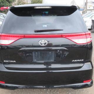 エスティマアエラス中期/令和4年2月/社外HDDナビ/地デジ/CD/DVD/バックカメラ/フリップダウン/両側パワースライド/スマートキー/ブラックの画像