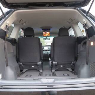 エスティマアエラス中期/令和4年2月/社外HDDナビ/地デジ/CD/DVD/バックカメラ/フリップダウン/両側パワースライド/スマートキー/ブラックの画像