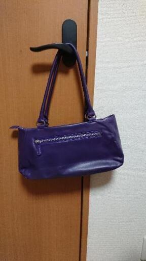 【5/5再値下げ】【107】leilian レリアン ハンドバッグ(紫)