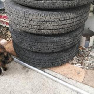 ミツビシ　ミニキャブタイヤホイールセットの画像