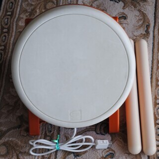 ■任天堂wii　太鼓の達人のタタコン（太鼓とバチ）■動作品■
