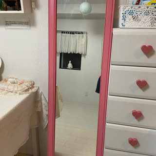ピンク小物入れ