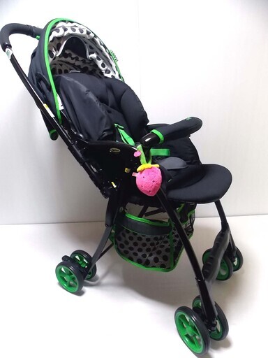 ○ 送料無料 超美品 ハイシート！ (Aprica AirRia） ベビーカー ○