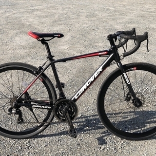 CANOVER カノーバー ロードバイク 黒 CANOVER ロードバイク 完成品 組立済 自転車 クラリス 16段変速 軽量