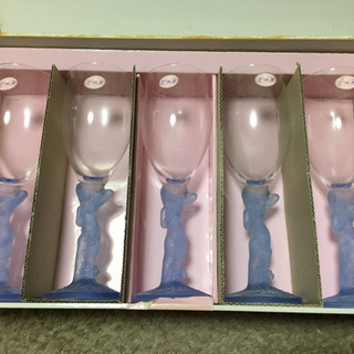 花の精 昭和レトロ アデリアのグラス5脚セット