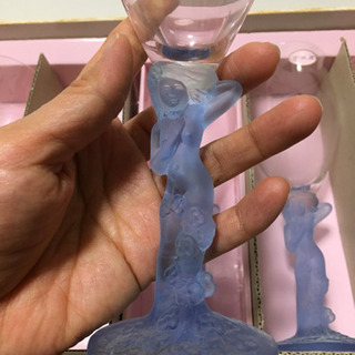 花の精 昭和レトロ アデリアのグラス5脚セットの画像