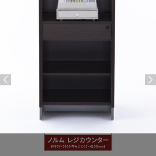 レジ台 組み立て済みですが未使用☆の画像