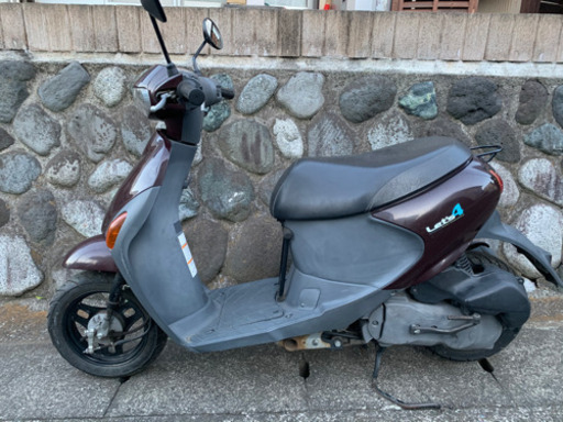 スズキ レッツ4 50 cc 原付 スクーター 4スト 実動  書類 鍵あり 型式CA45A