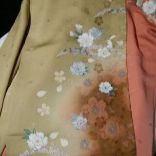兎柄の振り袖