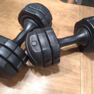 重量変更可能なダンベル　6kg 2個