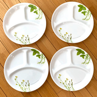 CORELLE ランチプレート4枚の画像