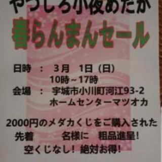 八代小夜めだか販売会場所変更について　　いよいよ明日です❗