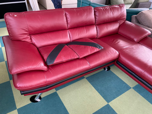 ★美品★Ｌ字レザーソファー　リサイクルショップ宮崎屋　佐土原駅前店20.2.27