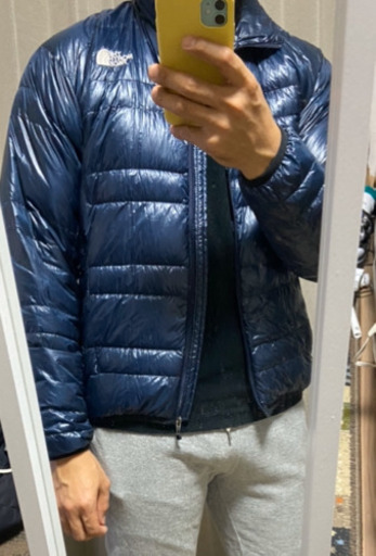 ノースフェイス　ライトダウン  サイズM ネイビー　美品