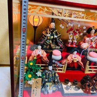 清宝作親王飾 雛人形 三段飾りの画像