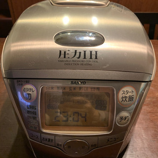 サンヨーの圧力炊飯器 GZ-ECJ10 無料で差し上げます