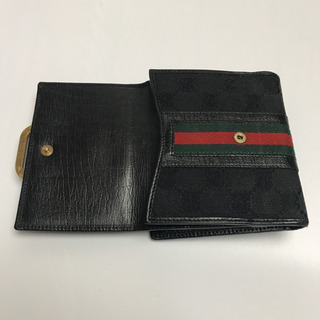 オールド　GUCCI シェリーライン　折り財布