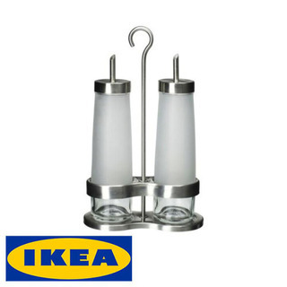 ☆取引終了【未使用】IKEA DROPPAR オイル ビネガー スタンド 3点セットの画像