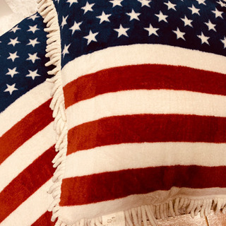 アメリカ国旗クッション 2個セット