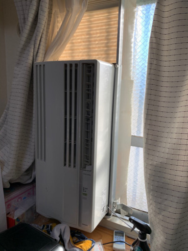 コロナ窓枠用クーラー（2015年製冷房専用）手渡し引き取り限定