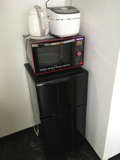 単身　新生活応援セット　冷蔵庫　オーブンレンジ　炊飯器　ポット