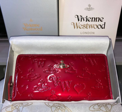 ヴィヴィアン　エナメル長財布　新品