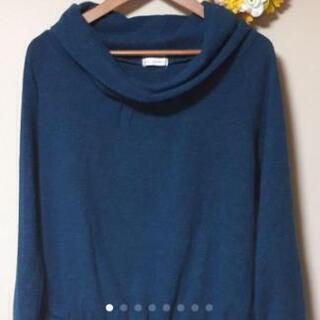 急募🔊 ◀️アーヴェヴェ▶️深緑 タートルネック ゆったり M