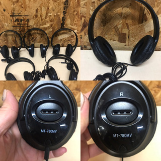 (5173-0) 中古 業務用密閉型ステレオヘッドホン MT-780MV コード長さ2ｍ 5個セット の画像