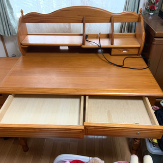 学習机とサイドテール