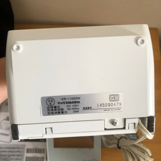 マックスタイムレコーダ ER-110S5Wの画像