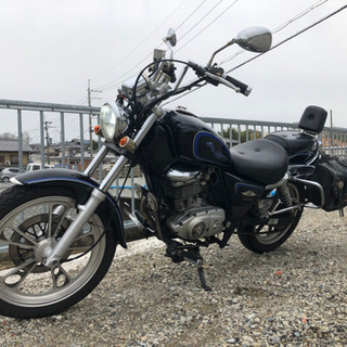 GZ125HS エンジン好調 実働 SUZUKI サイドバッグ付き