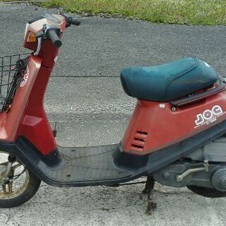 旧車 50cc　ヤマハ ジョグ 27V　長靴、ペリカンジョグ