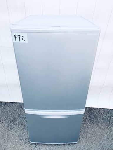 ❷472番 Panasonic✨ ノンフロン冷凍冷蔵庫❄️  NR-B144W-S‼️