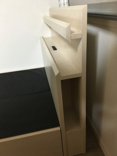 ほぼ未使用 シングルベット 引き出し付き