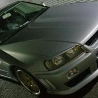 日産 スカイライン HR34 GT フルセグナビ ETC wor...