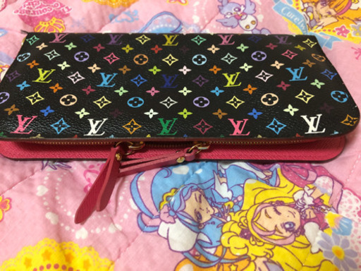 ルイヴィトン  LV マルチカラー　お財布　ウォレット　本物　正規品