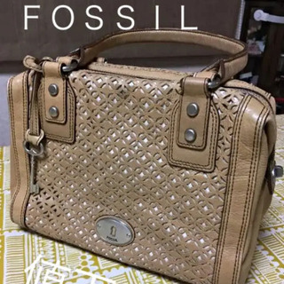 FOSSILレザーバッグ