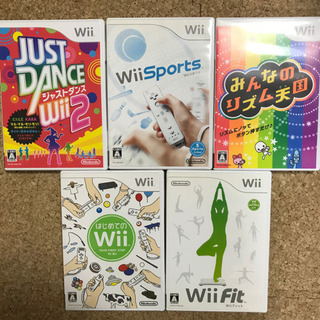 お譲りします！Wiiソフト　5枚セット