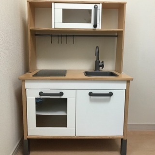 《値下げ》IKEAミニキッチン⭐️料理セット付⭐️おままごと